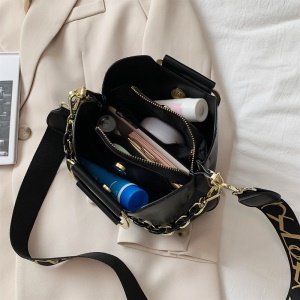Sac à bandoulière pour femmes en cuir PU résistant à la friction