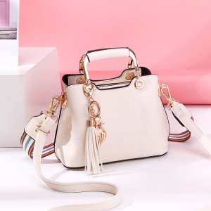 Sac à bandoulière pour les femmes Pendentif chat simple PU cuir