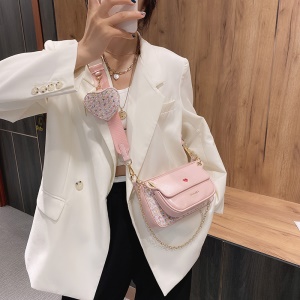 Sac à bandoulière pour femme en cuir