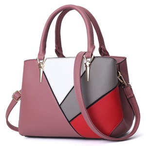 Sac à main pour femme en cuir avec  combinaison de 04 couleurs