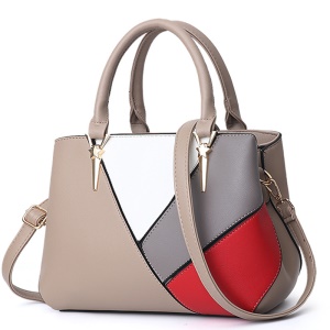 Sac à main pour femme en cuir avec  combinaison de 04 couleurs