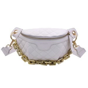 Sac à bandoulière  pour femme  en cuir Chaîne