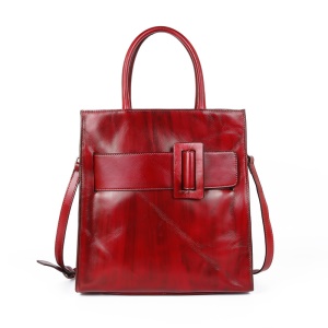 Sac à main en cuir de vache de grande capacité