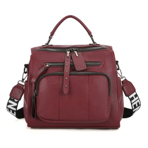 Sac à dos femme en cuir souple