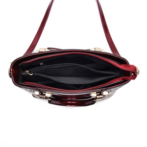 Sac à dame verni et brodé à paillettes Résistantes a la friction