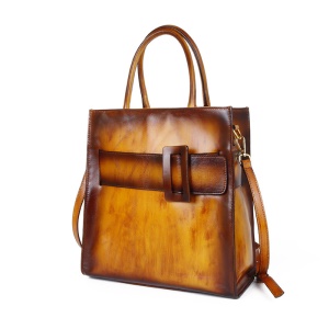 Sac à main en cuir de vache de grande capacité