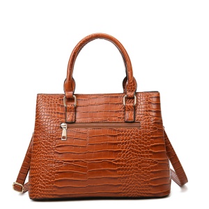 Sac à main pour femmes en cuir PU avec motif de pierre