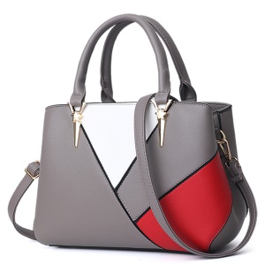 Sac à main pour femme en cuir avec  combinaison de 04 couleurs