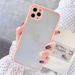 Étui silicone de téléphone Apple transparent givré
