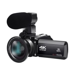 Caméra numérique 4K ultra HD avec WIFI et Enregistrement vidéo et Zoom x16