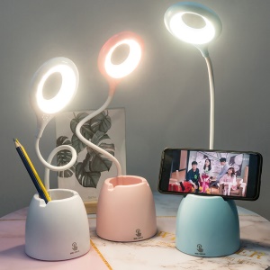 Lampe Led de table multifonction rechargeable / Eclairage Boite à outils Support téléphone