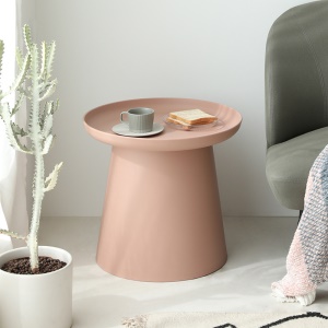Table basse en plastique ronde simple