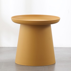 Table basse en plastique ronde simple