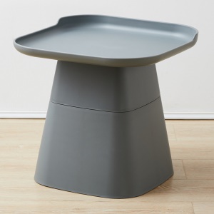 Petite table déco carrée avec tête de lit simple PP