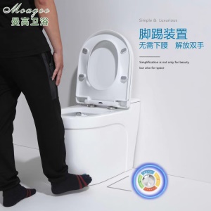 Toilettes électriques sans réservoir à ouverture et siphonage par impulsion