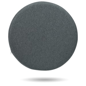 Coussin rond amovible en coton lavable