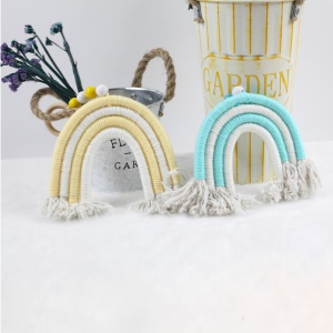 Ornements pour enfants Tissage arc-en-ciel