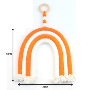 Ornements pour enfants Tissage arc-en-ciel