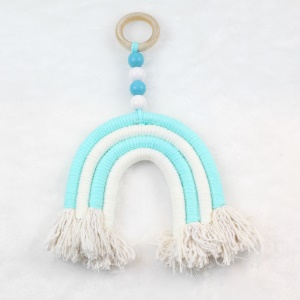 Ornements pour enfants Tissage arc-en-ciel