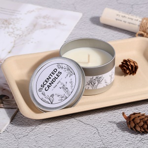 Bougie parfumée cire de soja végétale sans fumée
