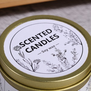 Bougie parfumée cire de soja végétale sans fumée