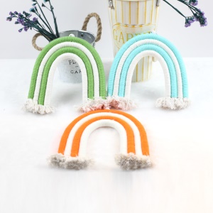 Ornements pour enfants Tissage arc-en-ciel