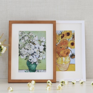 Cadre photo en bois massif simple