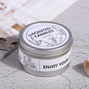 Bougie parfumée cire de soja végétale sans fumée