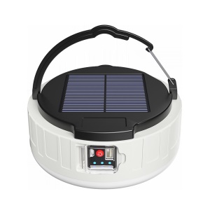Lanterne à énergie solaire de secours LED Camping Affichage avec interface rechargeable + powerbank de recharge téléphone