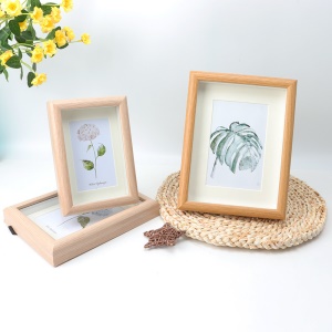 Cadre photo en bois en trois dimensions creux