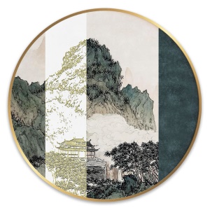Peinture décorative en cuir gaufré