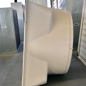 Ventilateur d'extraction d'air 6 lames rotatives FRP