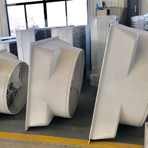 Ventilateur d'extraction d'air 6 lames rotatives FRP