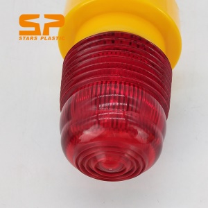 Feu d'avertissement LED avec batterie sèche
