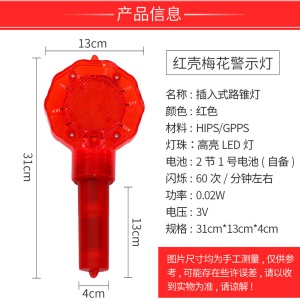 Feu d'avertissement LED modèle de batterie
