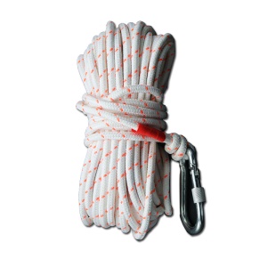 Corde de sauvetage avec âme en fil d'acier 20m