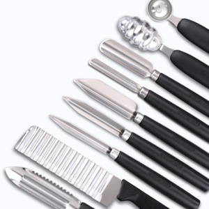 Set matériels de cuisine pour Chef cuisinier professionnel (18 pcs)