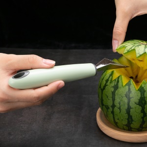 Couteau à découpe décorative denteleur en acier inoxydable