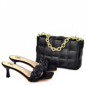 Ensemble de  sac à main et talons hauts pour femmes