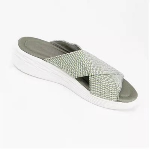 Sandale en cuir artificiel pour femme