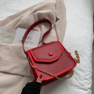 Sac à bandoulière pour femme en cuir synthétique