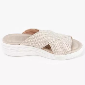 Sandale en cuir artificiel pour femme