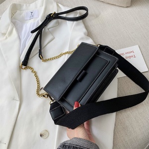 Sac à bandoulière pour femme en cuir synthétique