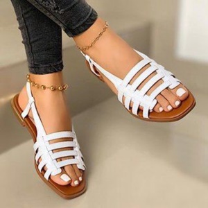 Sandales pour femmes en cuir synthétique