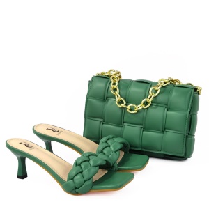 Ensemble de  sac à main et talons hauts pour femmes