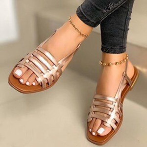 Sandales pour femmes en cuir synthétique