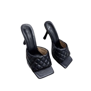 Mule en cuir artificiel pour femme