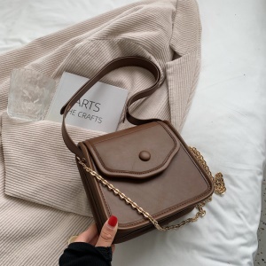 Sac à bandoulière pour femme en cuir synthétique