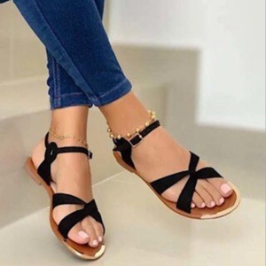 Sandales pour femmes en cuir synthétique