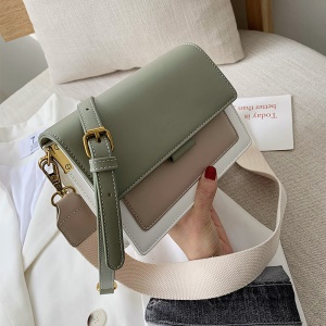 Sac à bandoulière pour femme en cuir synthétique
